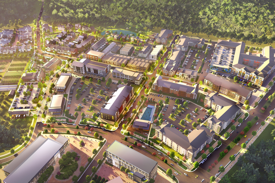Charlotte's largest swath of undeveloped land may have its first homes and inhabitants by next summer Charlotte's largest swath of undeveloped land may have its first homes and inhabitants by next summer